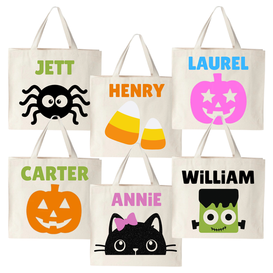 HALLOWEEN CANVAS TOTE BAG