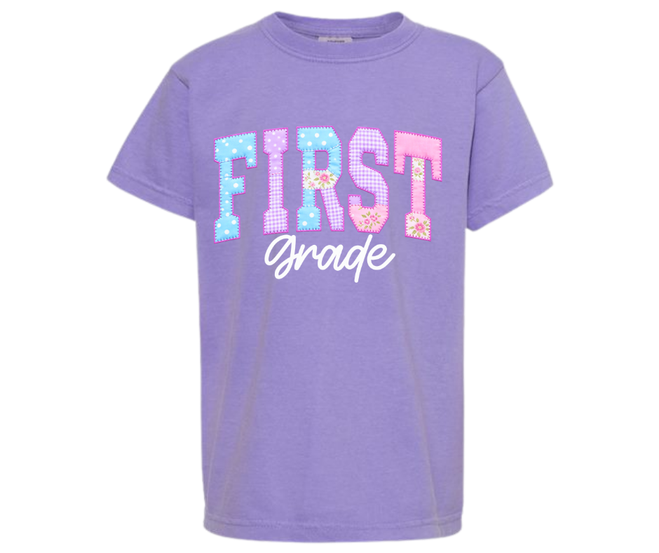 PATCHWORK GRADE LEVEL GRAPHIC TEE
