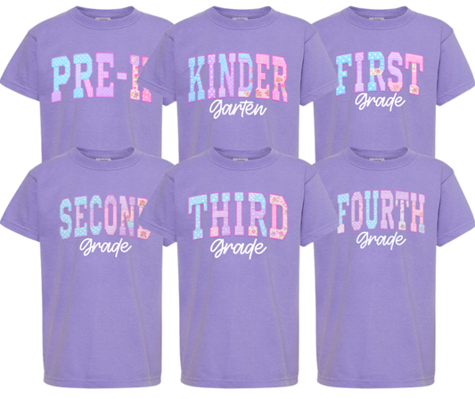 PATCHWORK GRADE LEVEL GRAPHIC TEE
